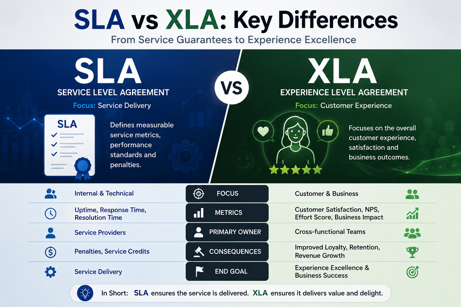 SLA vs XLA