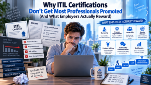 Why ITIL Certifications Don't Get Most Professionals Promoted (And What Employers Actually Reward)