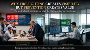 Why Firefighting Creates Visibility but Prevention Creates Value