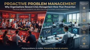 Proactive Problem Management: Why Organisations Reward Crisis Management More Than Prevention